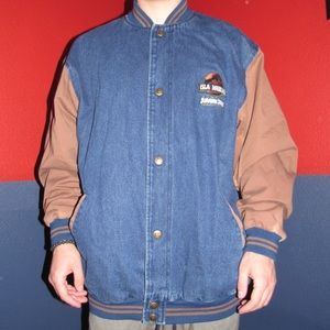 Vintage Jurrasic Park Project Team Bomber Jacket